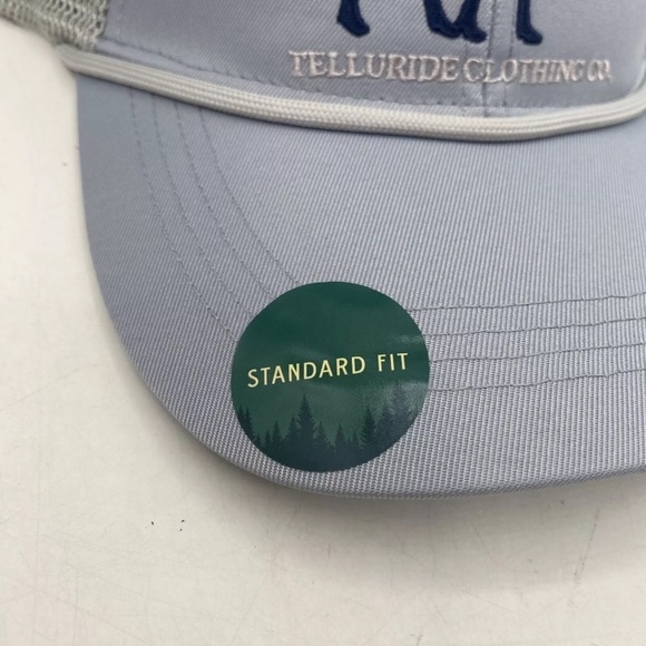 NWT Telluride‎ Clothing Co Baseball Cap Hat Trucker Style Moose Blue Snap Back - Picture 2 of 5